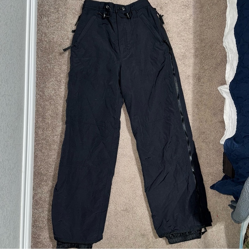 FOXXY Black Snowboard/Ski Thermal Pants size Small